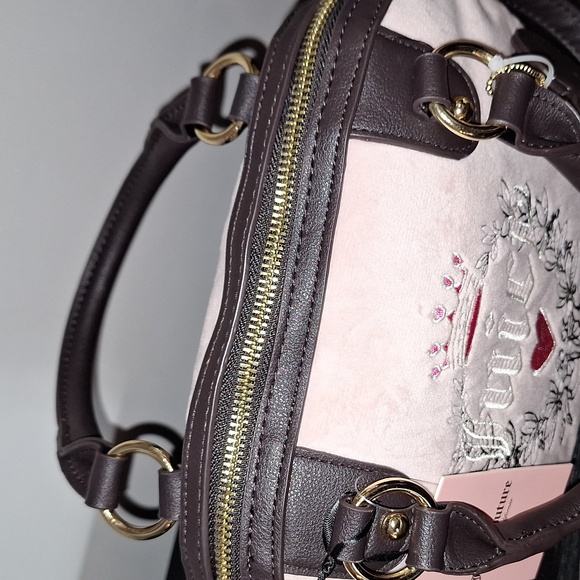 NWT Juicy Couture Pink Diamond Heritage Sachel Purse - Picture 7 of 11